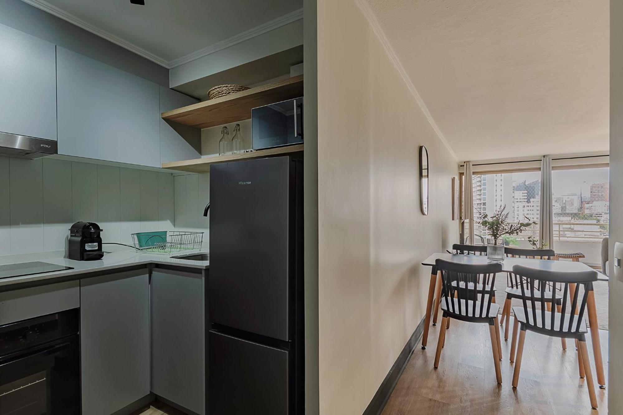 Departamento Familiar Con Terraza En Providencia Santiago