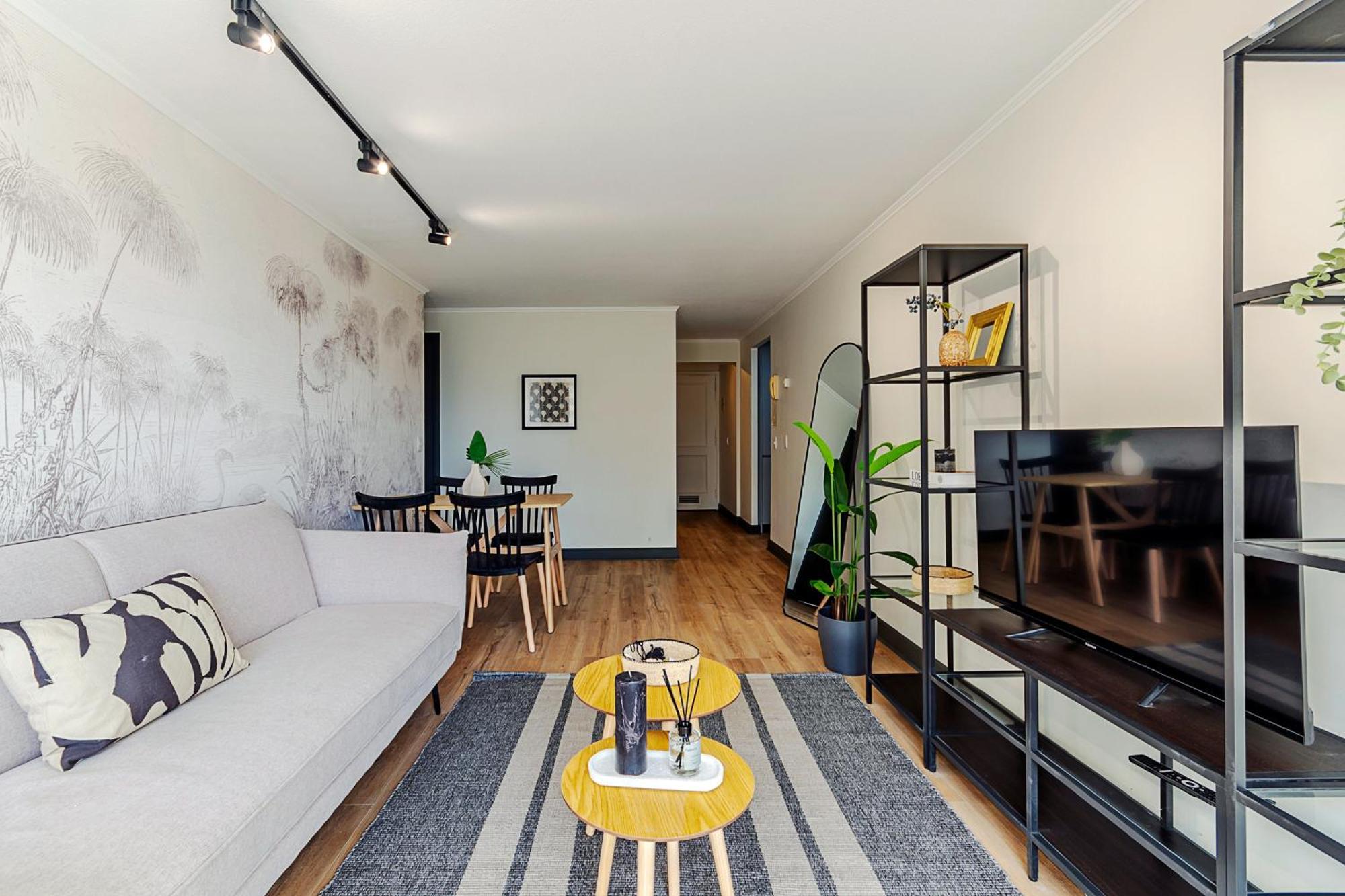 Departamento Familiar Con Terraza En Providencia Santiago