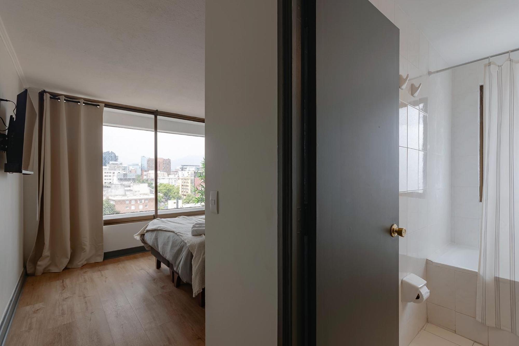 Departamento Familiar Con Terraza En Providencia Apartamento